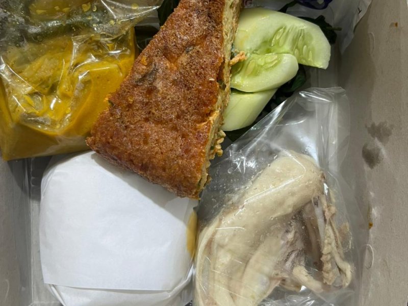 PAKET AYAM POP TELUR DADAR