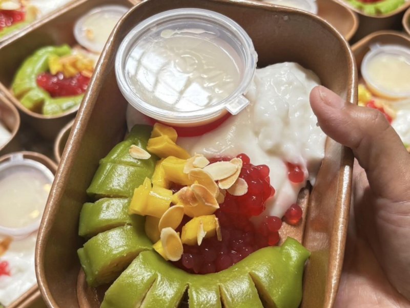 es pisang ijo