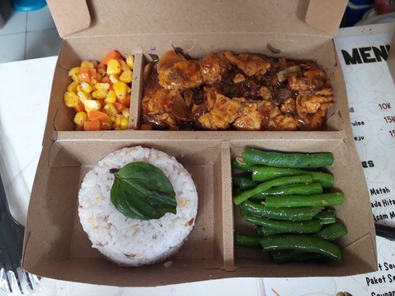 Nasi Telur Saos Mentega