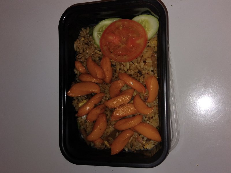 Nasi goreng sosis