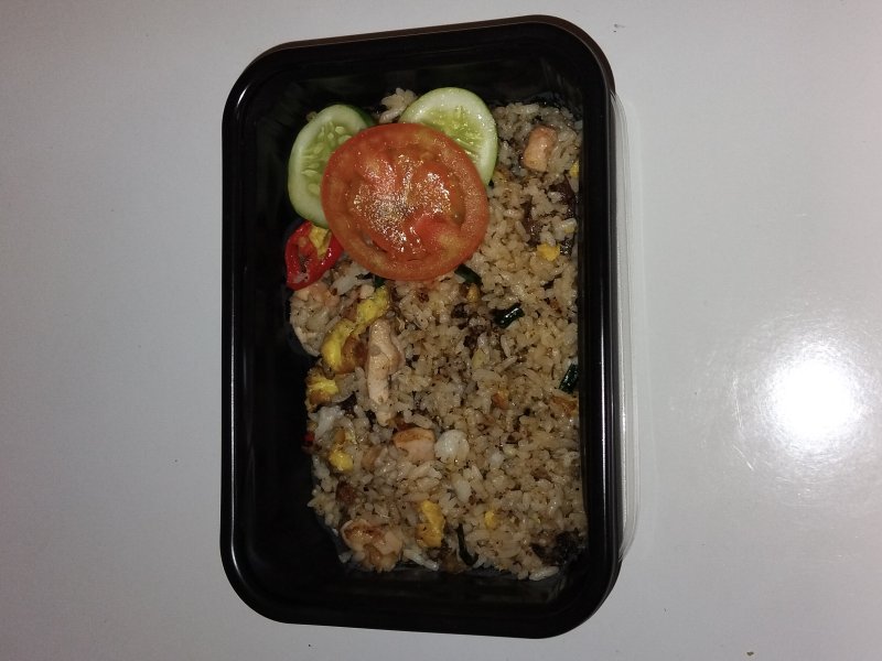 Nasi goreng ikan asin jambal