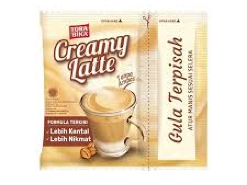Creamy Latte (pisah gula0 isi 10 sachet